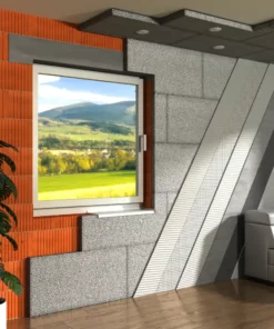 Systém STYREXON vnútorná izolácia stien a stropov, cemento polystyrénové dosky