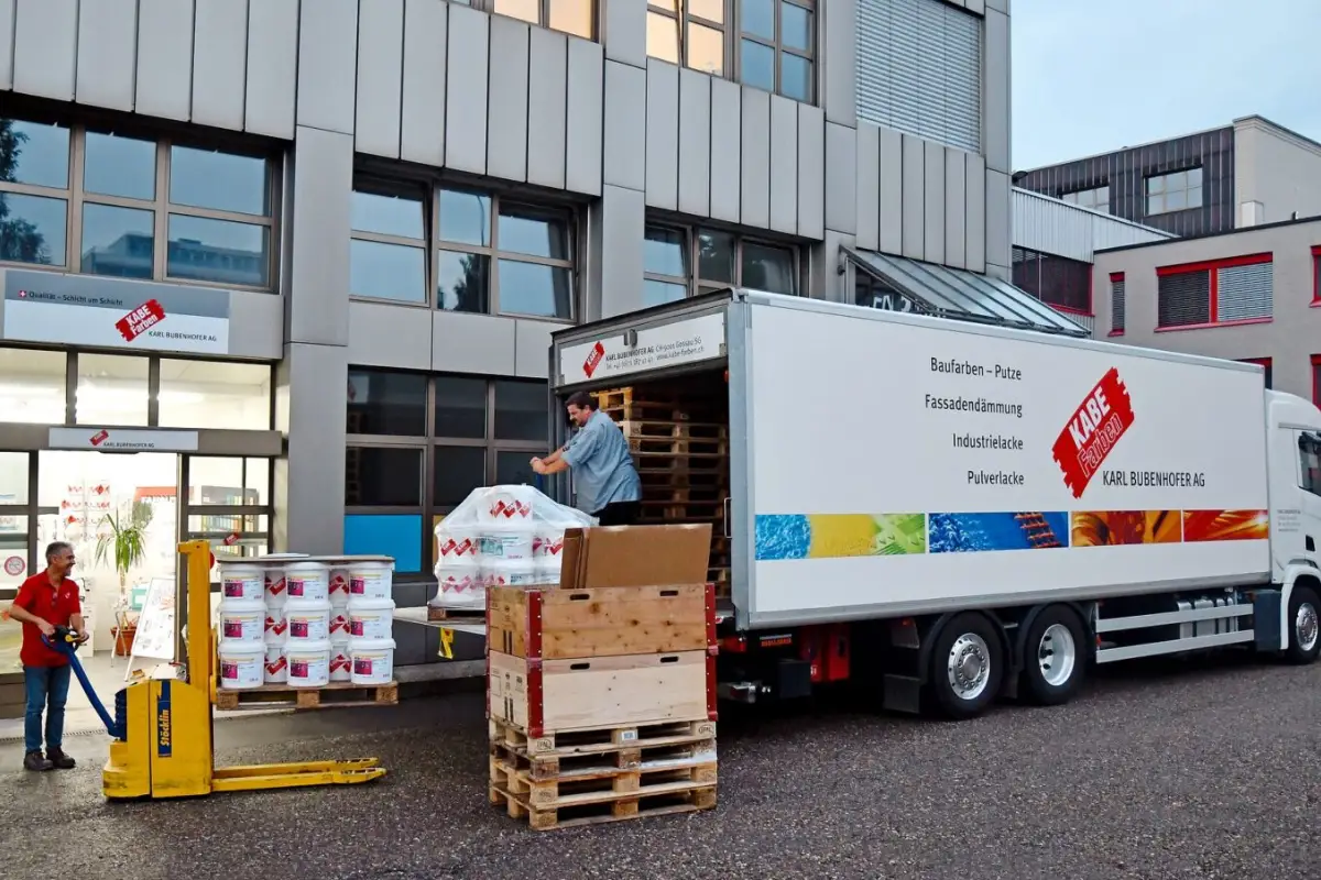 Doprava, logistika KABE Farben