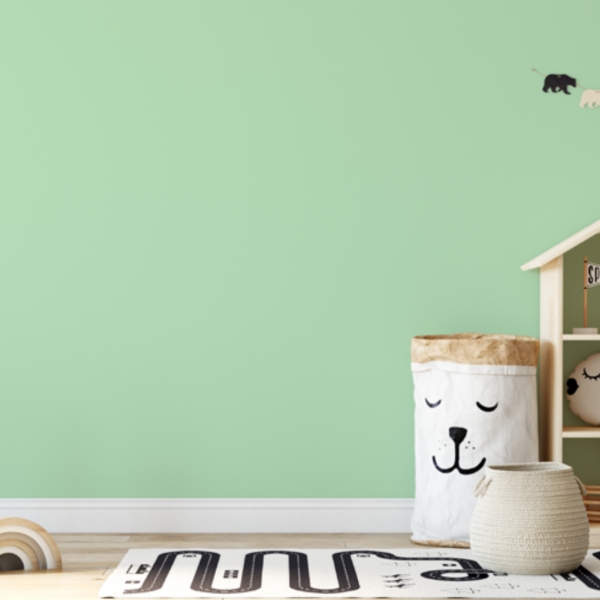 odtien LUCAS pistaciova KB237 umyvatelna farba PROFI BABY COLOR pre detsku izbu